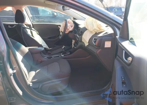 2018 Hyundai Ioniq Hybrid Blue из США, поврежденный, VIN KMHC65LC4JU069763